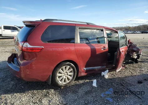 2015 Toyota Sienna Xle from USA, damaged, VIN 5TDYK3DC3FS659280